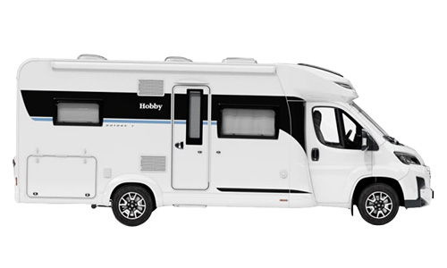 Hobby Reisemobil ontour T 700 F mieten bei Freistaat Rent.