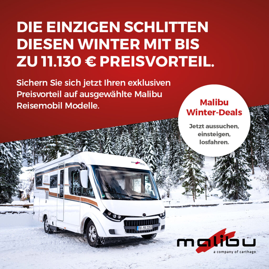 Malibu Sonderangebote speziell für die Wintersaison 2024